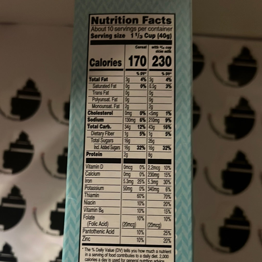 Cinnabon Cereal Family Size
