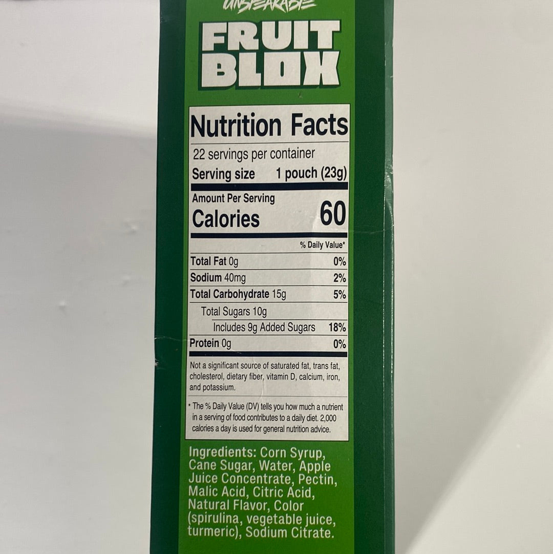 Unspeakable Fruit Blox 22pouches