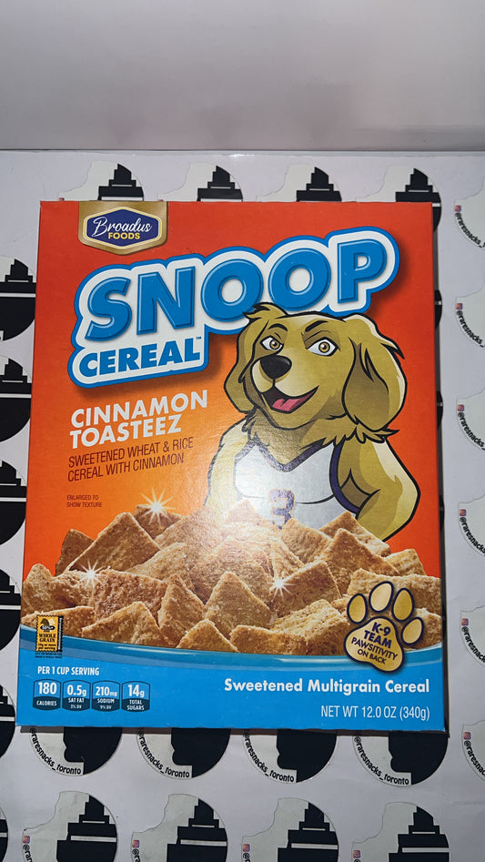 Snoop Dogg Cereal Cinnamon Toasteez
