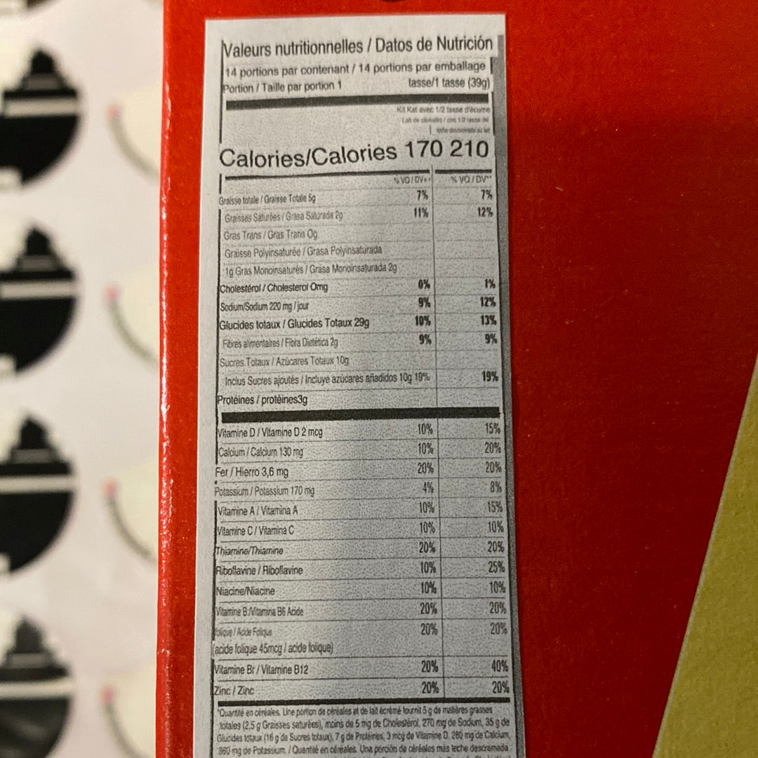Kit Kat cereal Family Size 552g