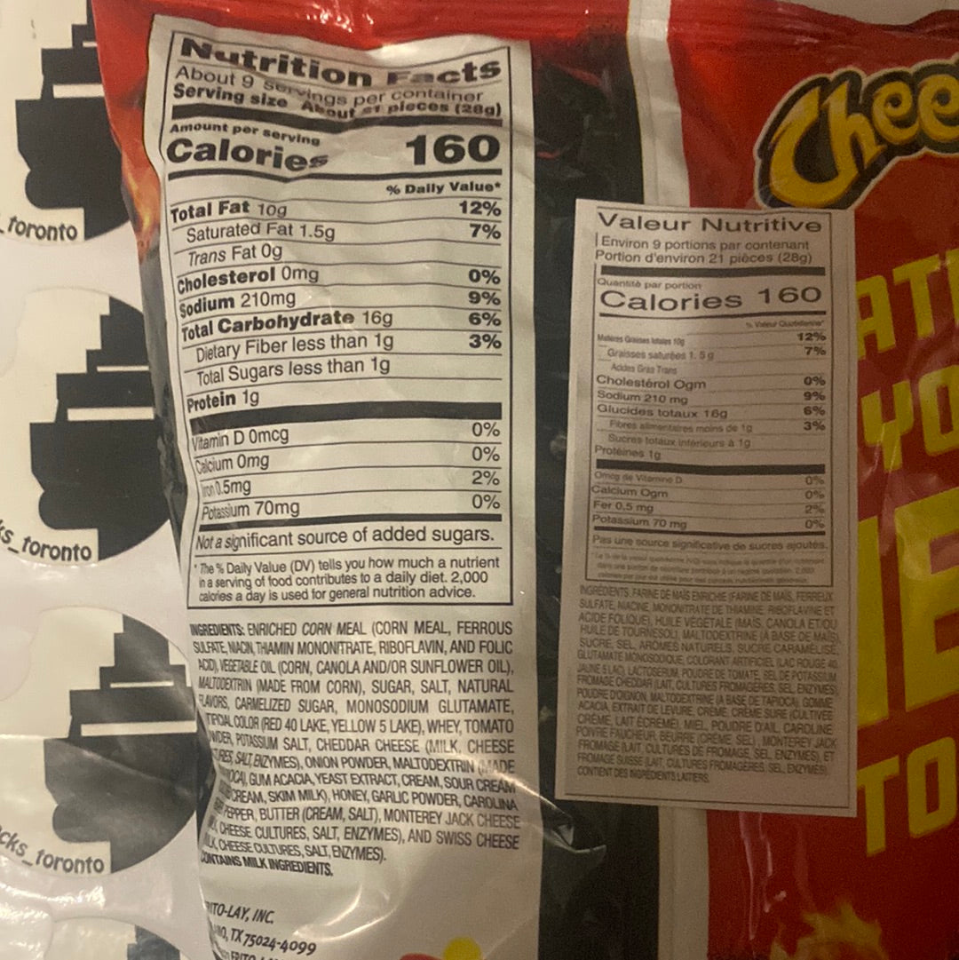 Cheetos Flamin Hot Sweet Carolina Reaper