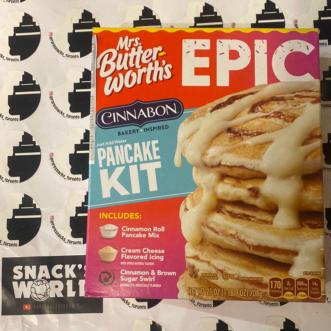 Mrs Butterworths Epic Cinnabon Pancake Kit 708g