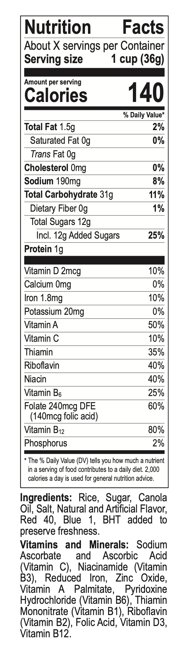 Magic Fruity Pebbles 10oz