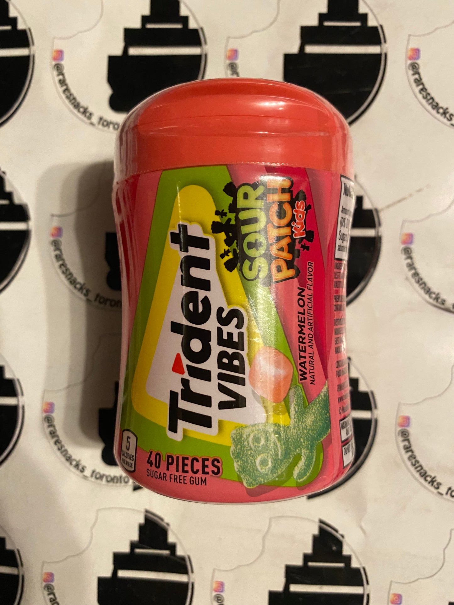 Trident Vibes Sour Patch Kids Watermelon 40pc
