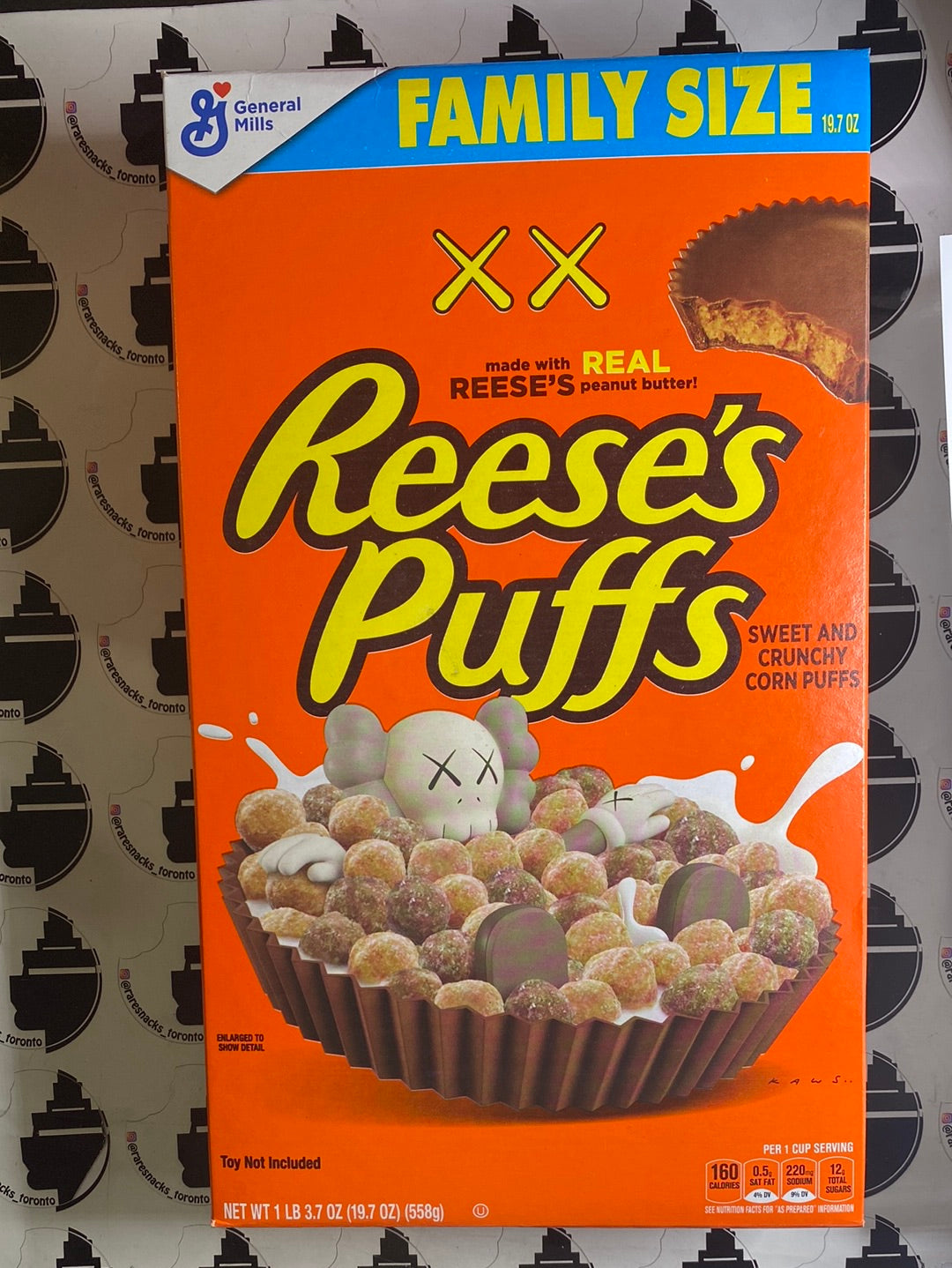 Reese’s Puffs Kaws Limited Edition Family Size 19.7oz
