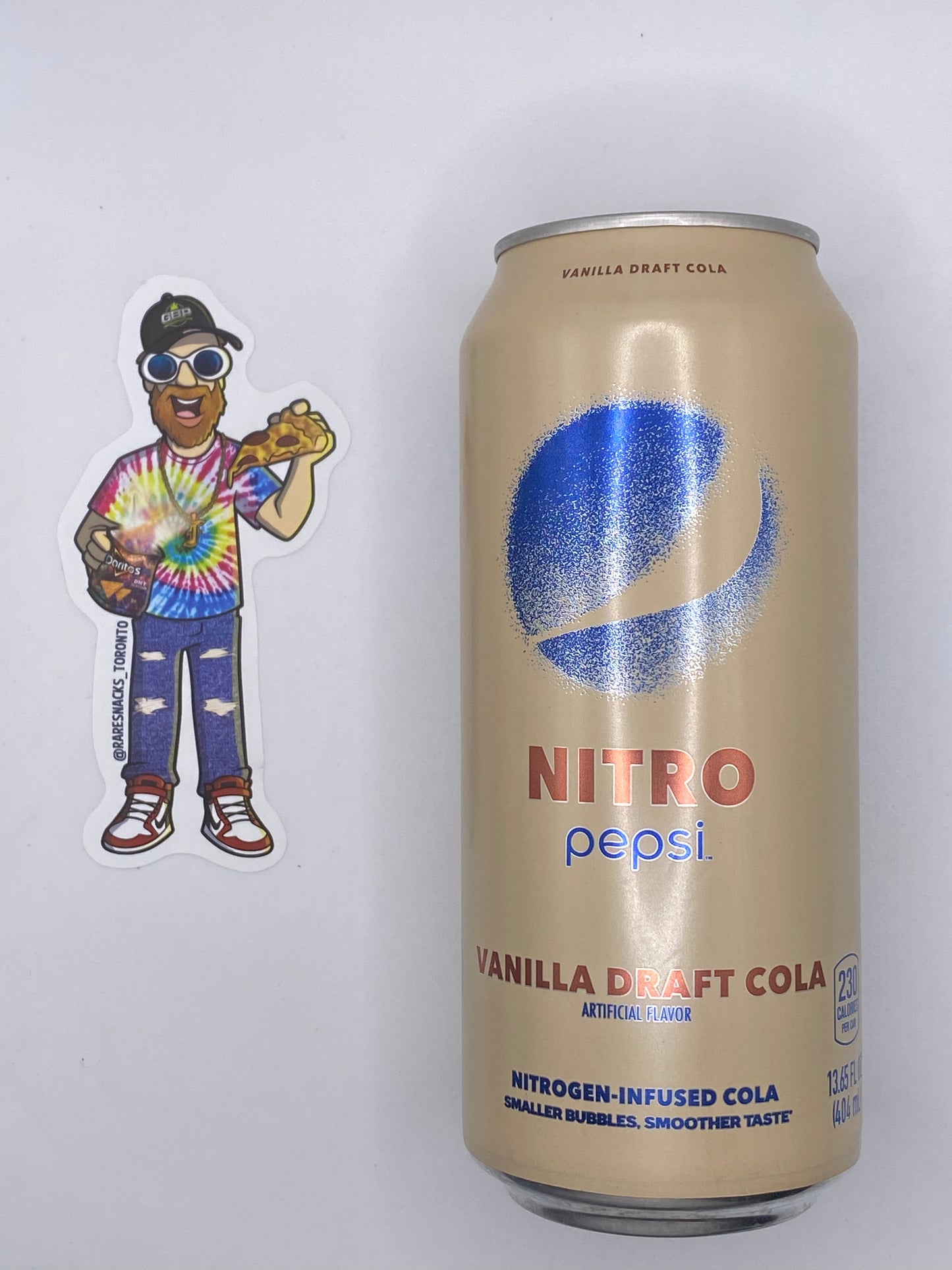 Pepsi Nitro Vanilla Draft Cola 13.65oz can