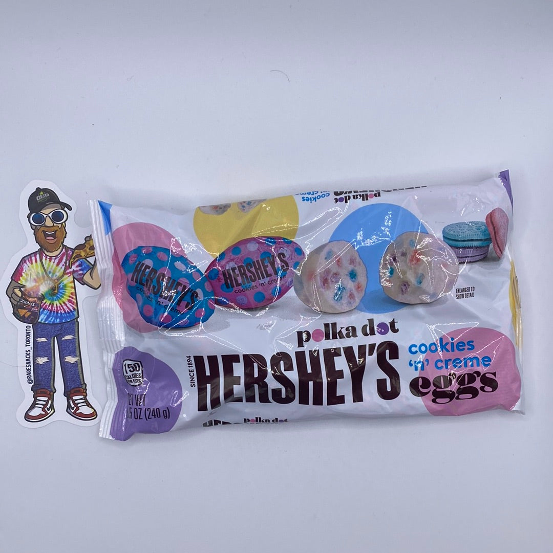 Hersheys Polka Dot Cookies n Creme Eggs 8.5oz