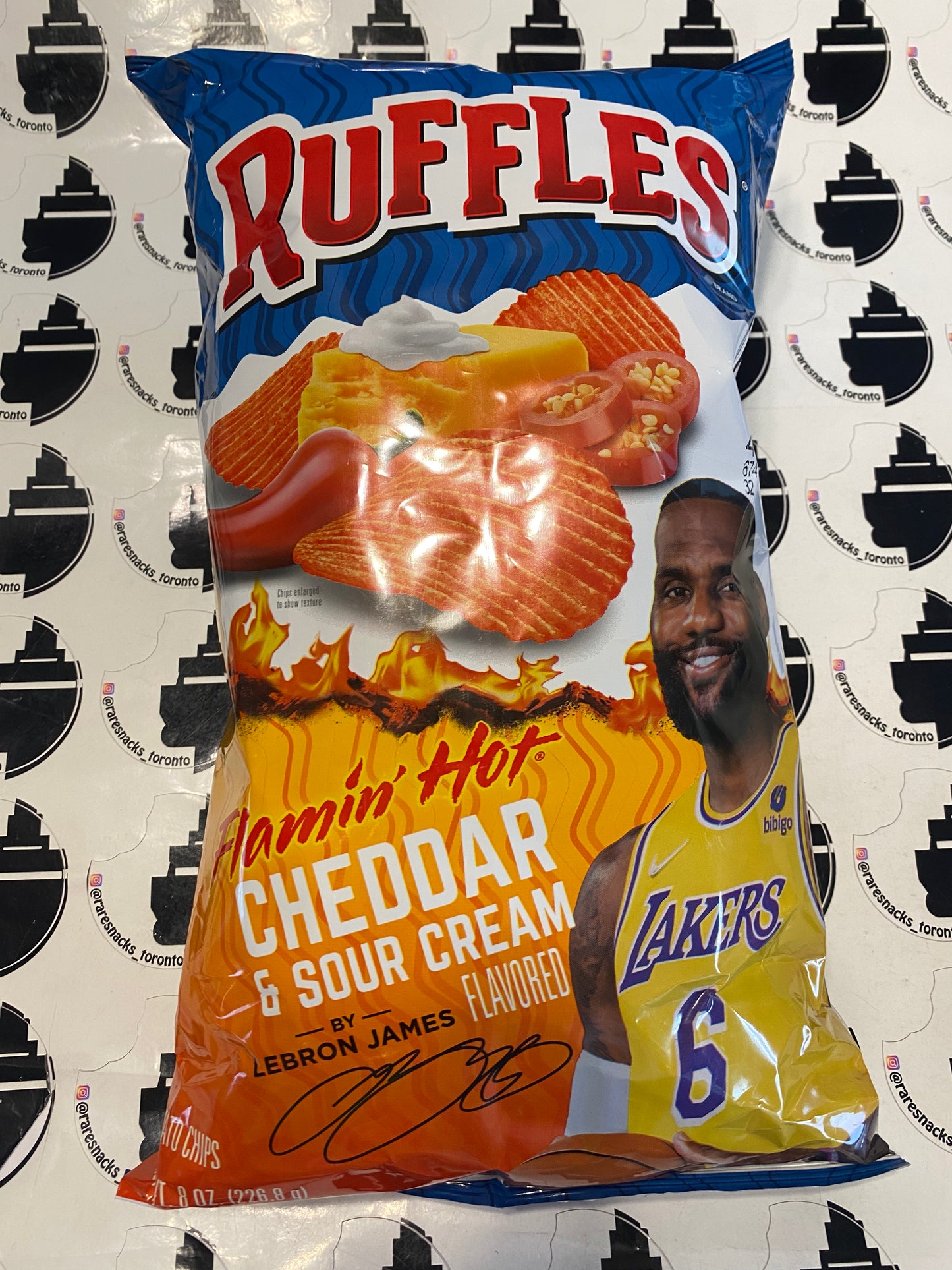 Ruffles Flamin Hot Cheddar and Sour Cream