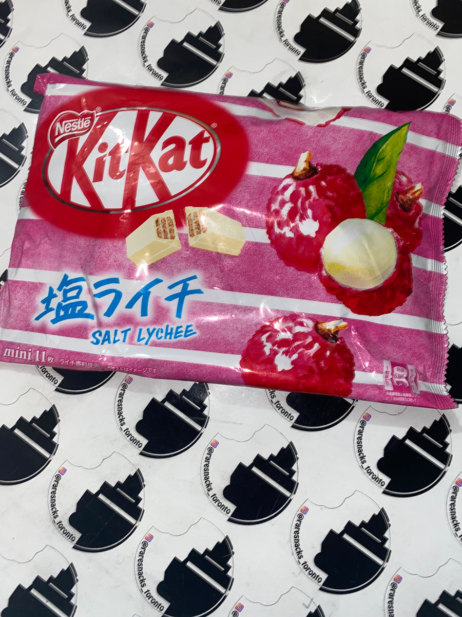 Kit Kat Salt Lychee Mini 127g RareSnacksToronto