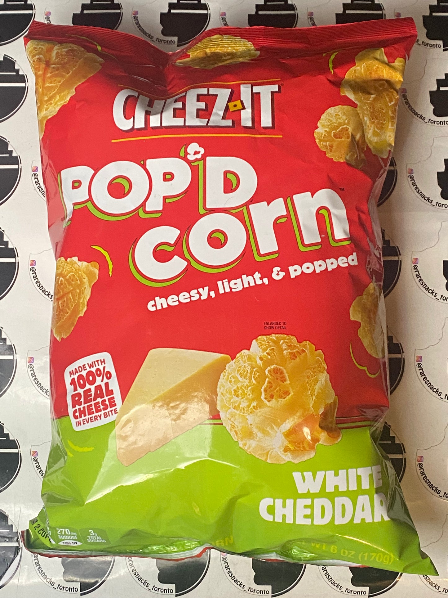 Cheez-it Pop’d Corn White Cheddar 170g