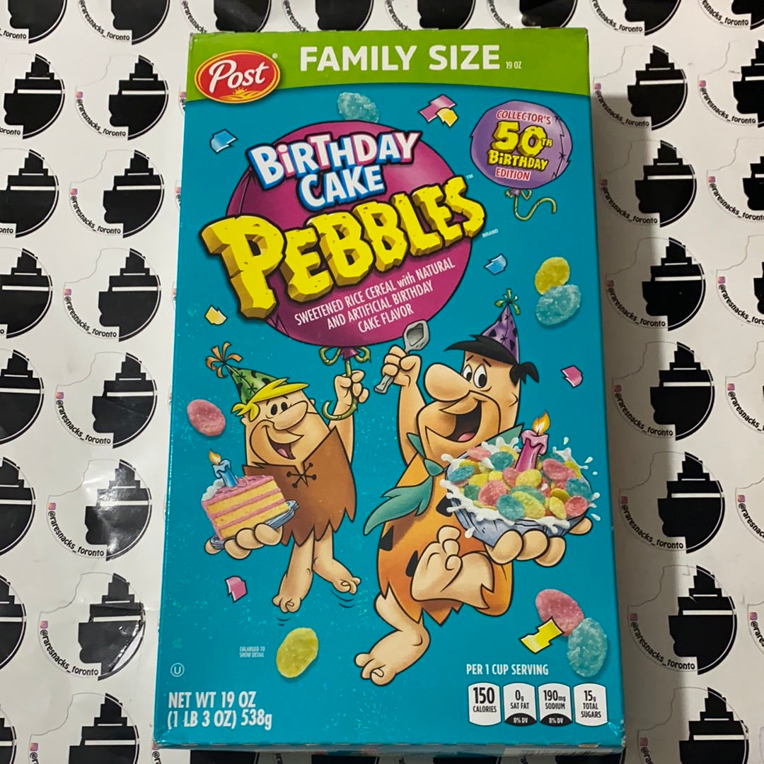 Birthday Cake Pebbles Family Size