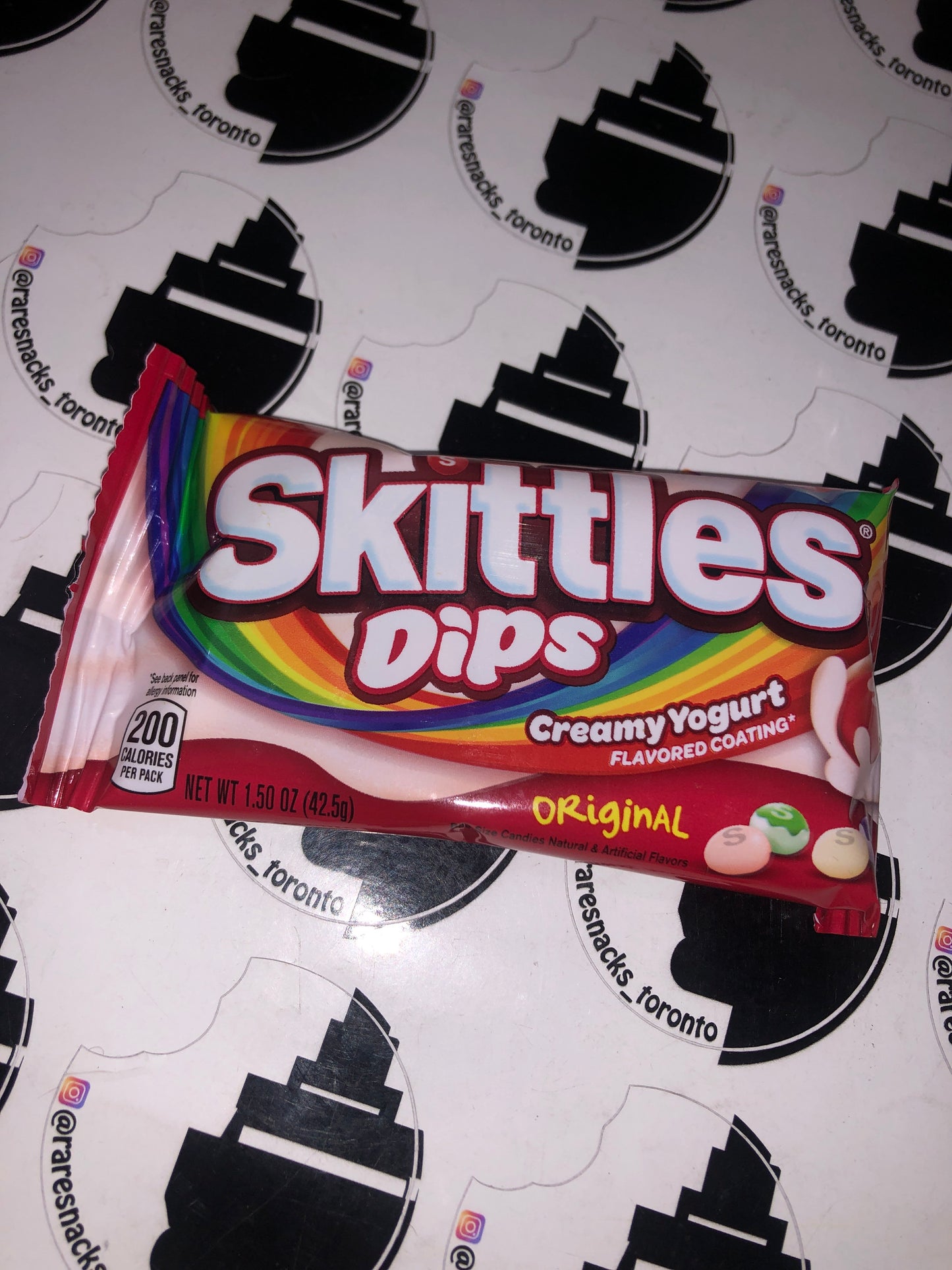 Skittles Dips Creamy Yogurt Flavor Coating 1.5oz