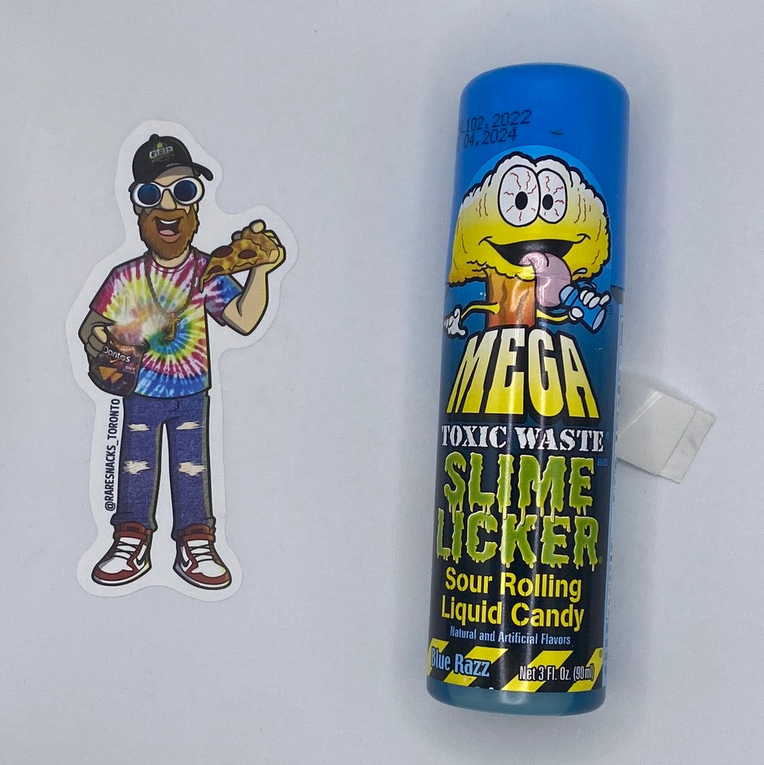 Toxic Waste Mega Slime Licker Blue Razz