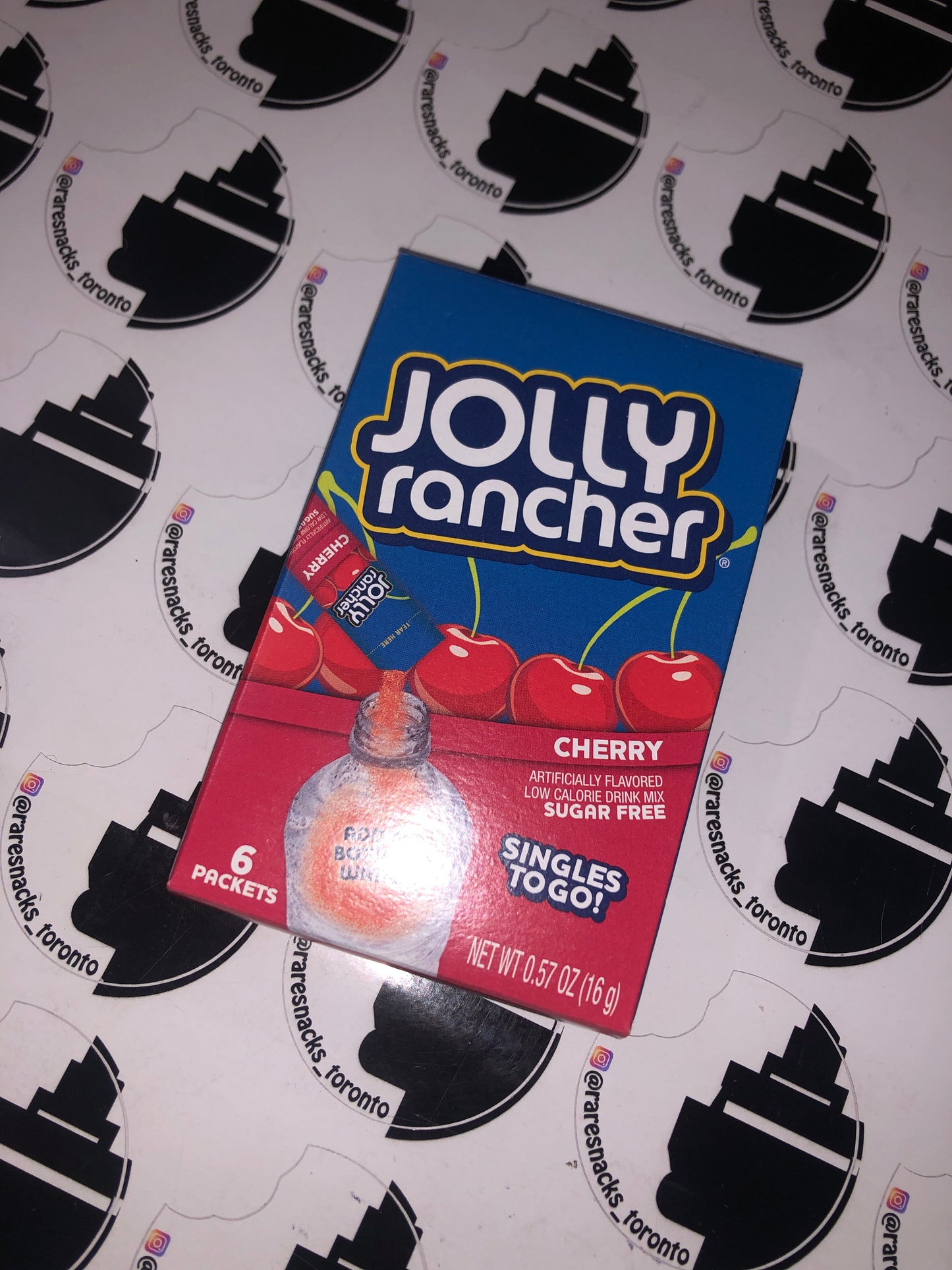 Jolly Rancher Cherry Sugar Free Singles to go