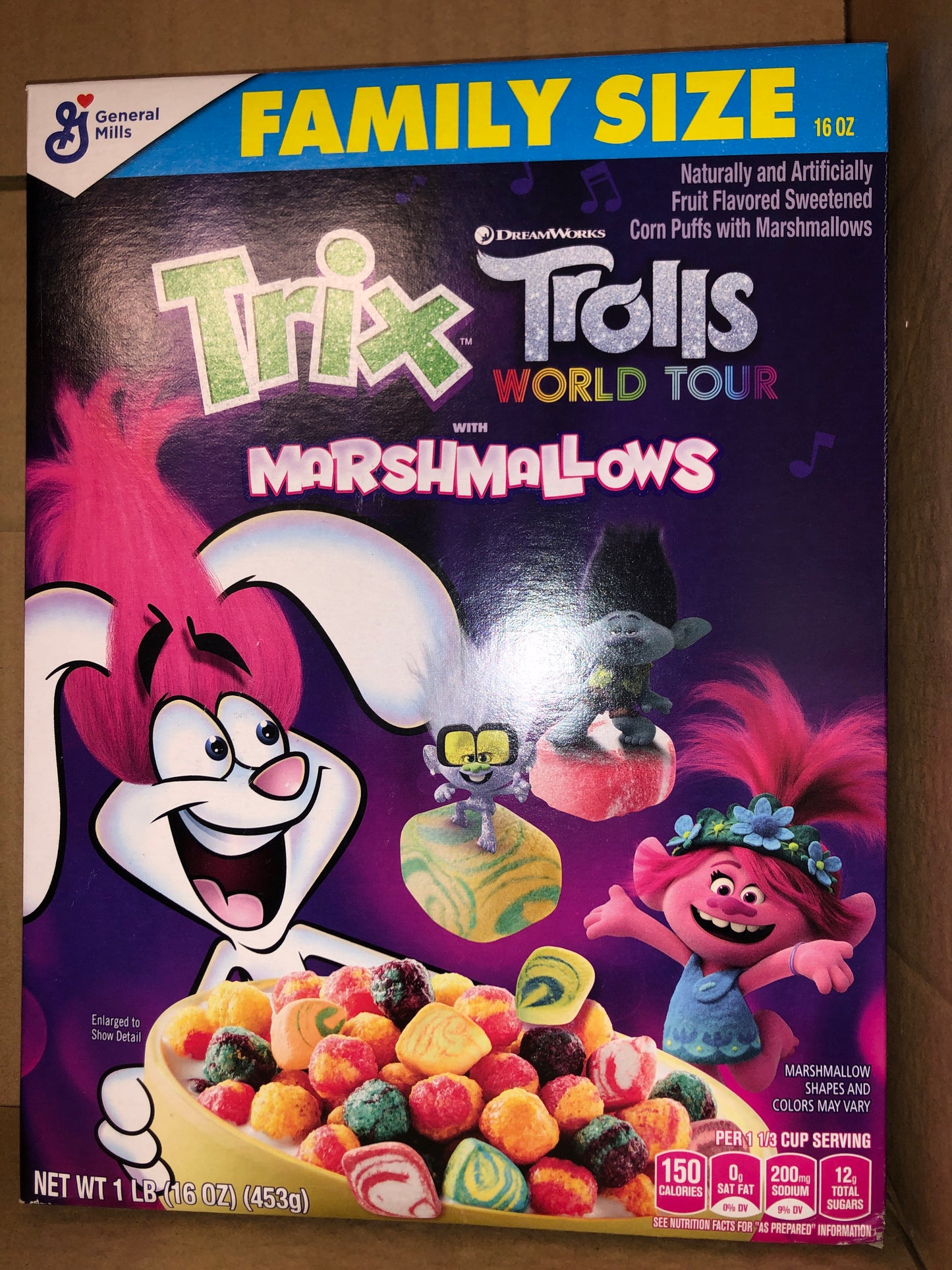 Trix with Marshmallows Trolls World Tour