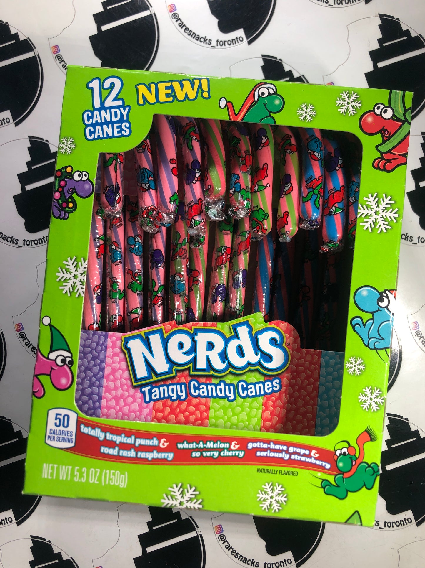 Nerds Candy Canes