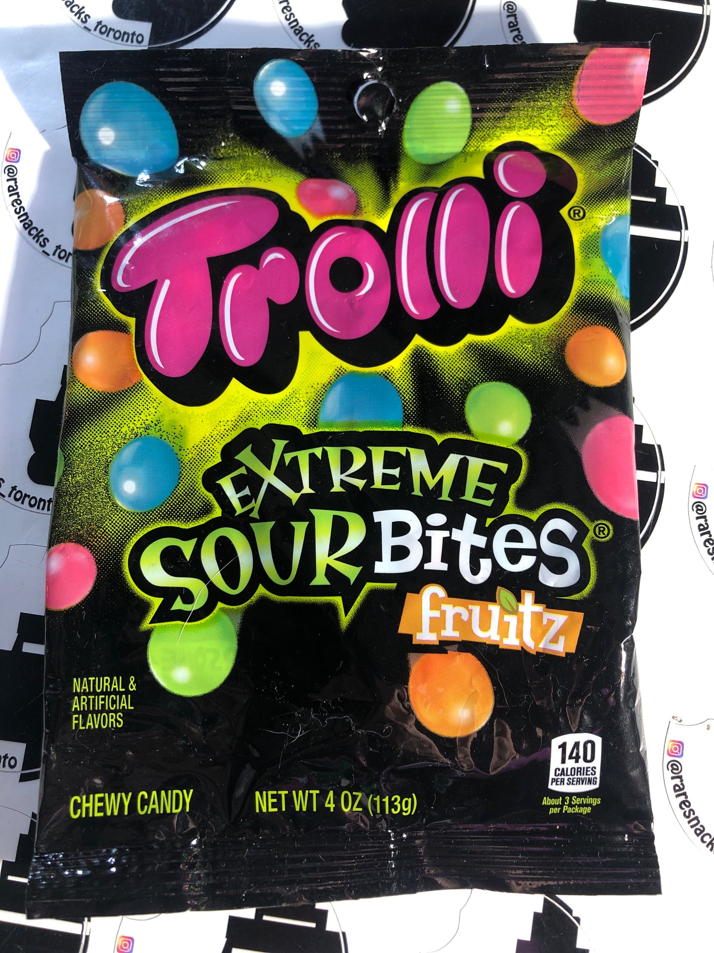 Trolli Extreme Sour Bites Fruitz