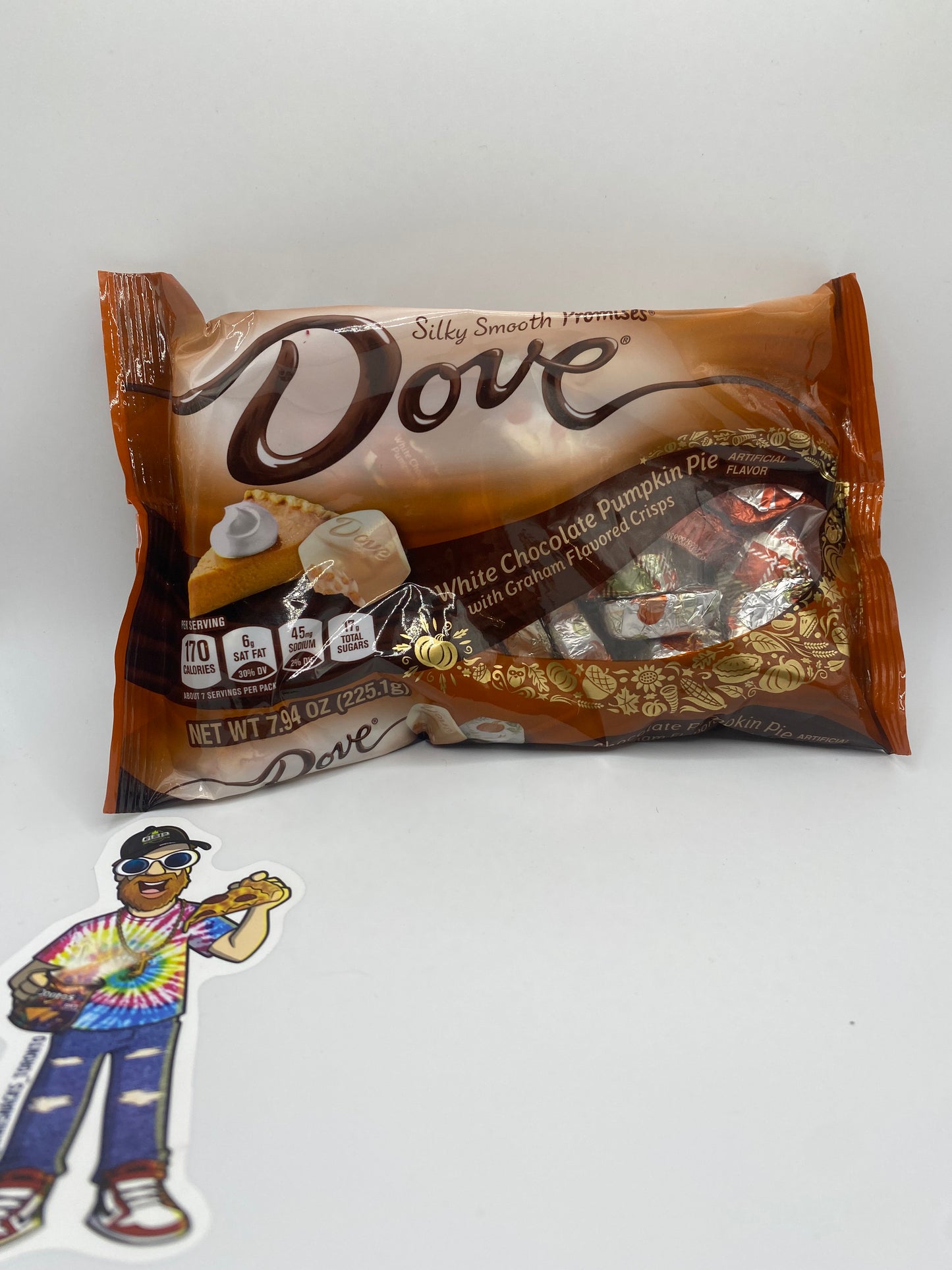 Dove White Chocolate Pumpkin Pie