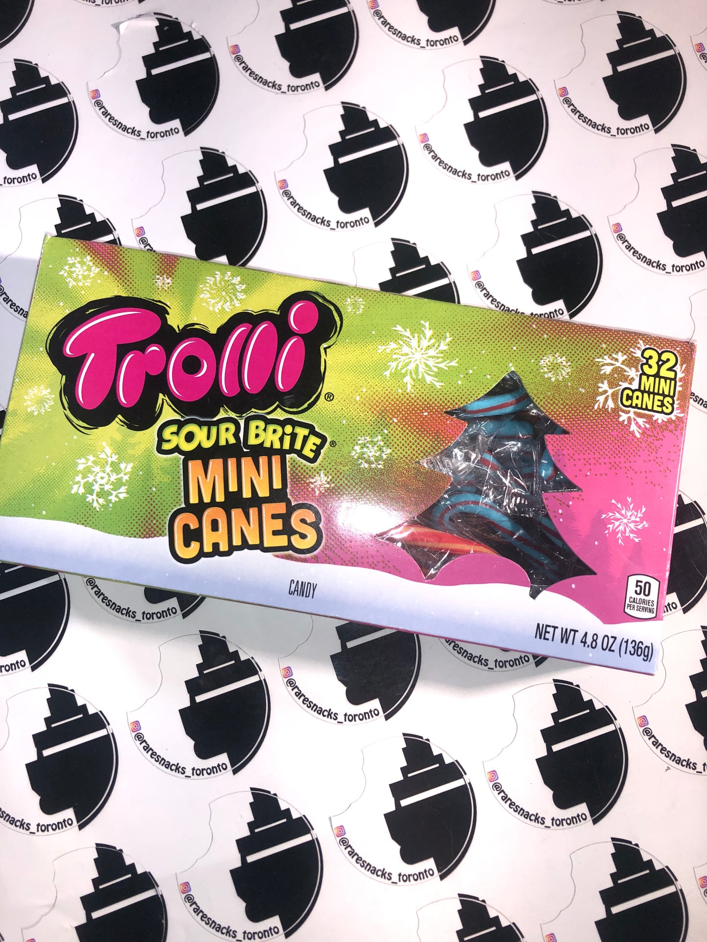 Trolli Sour Brite Mini Candy Canes 32pk