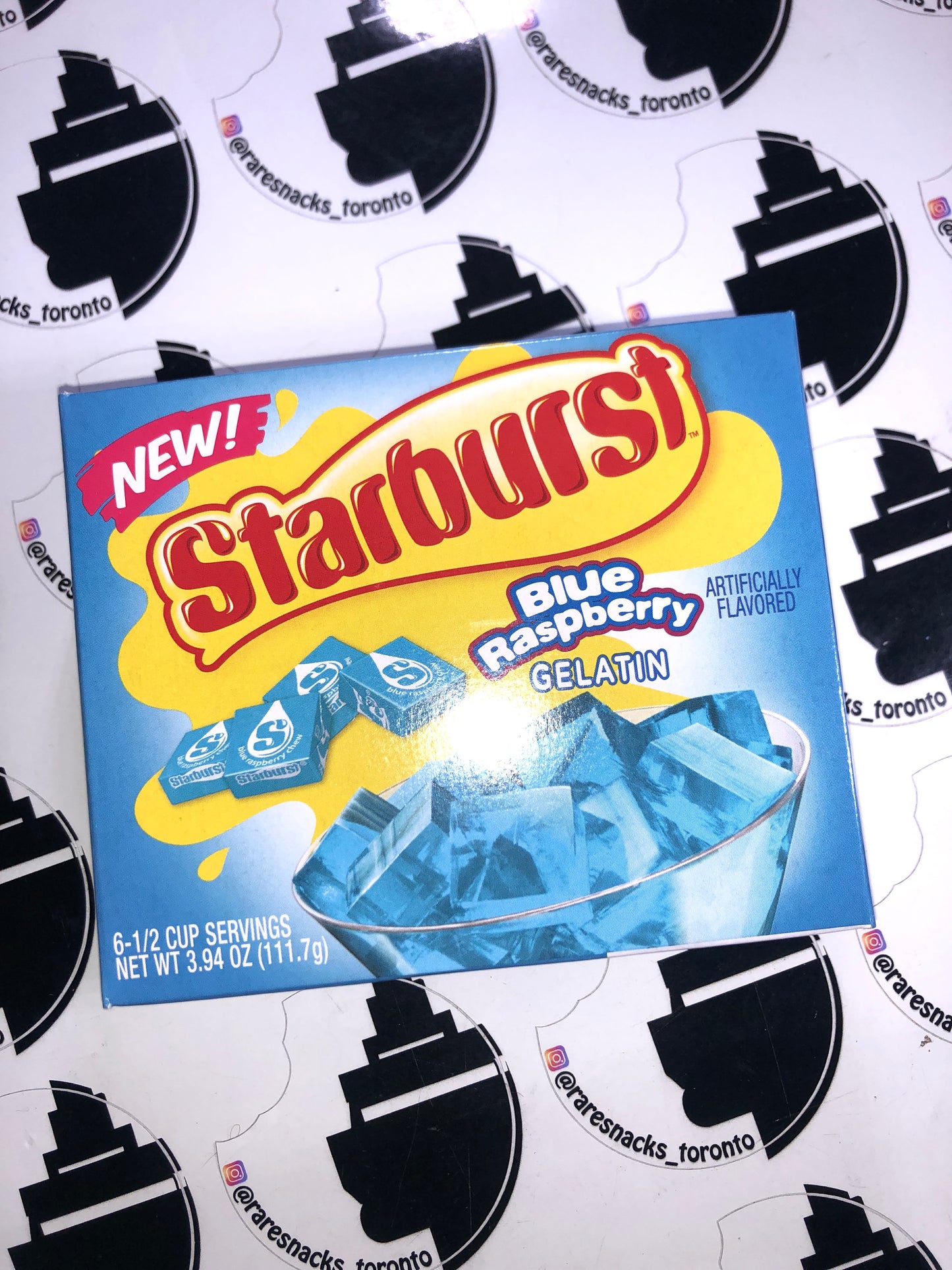 Starburst Blue Raspberry Gelatin