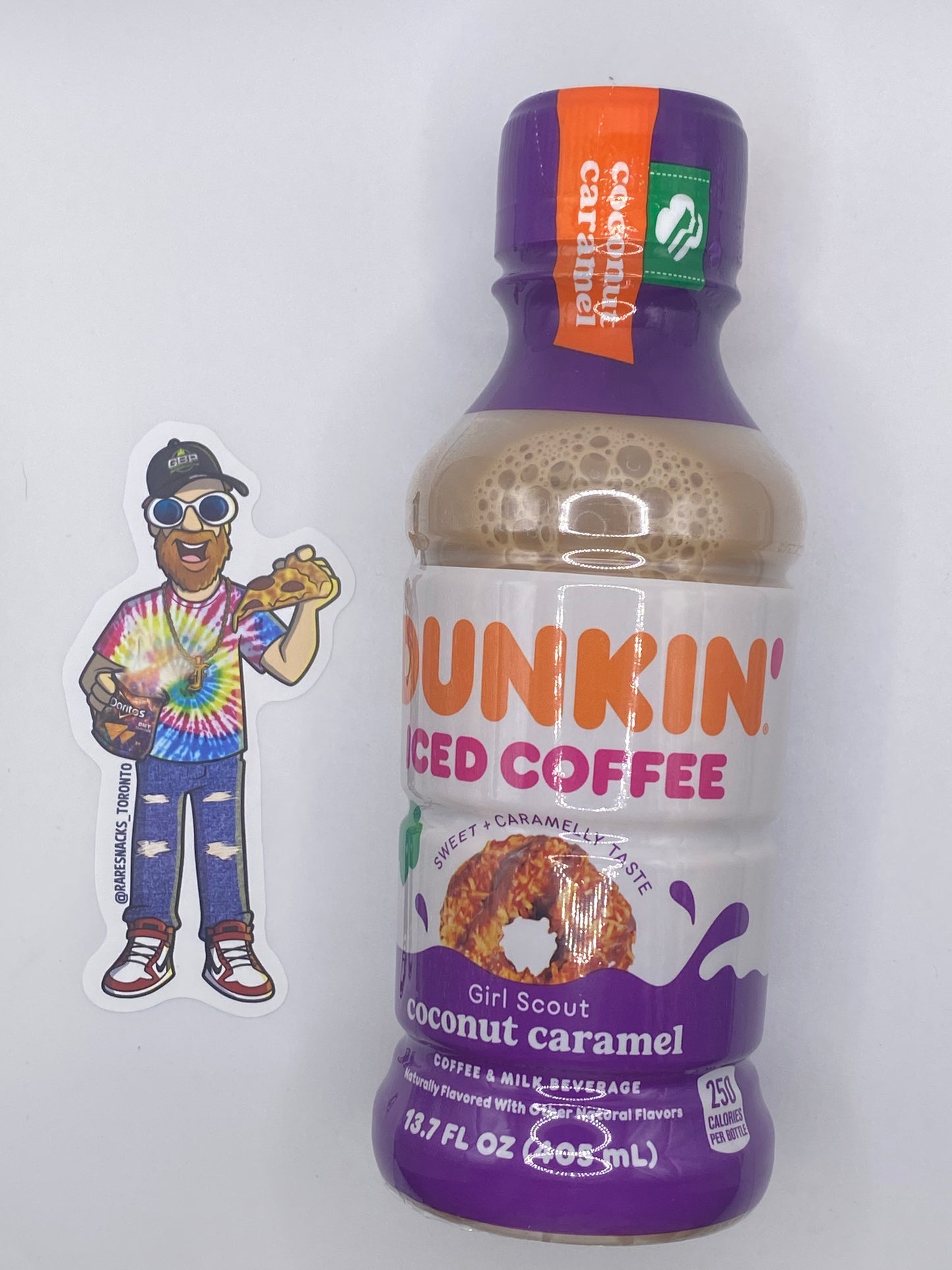 Dunkin Donuts Iced Coffee Girl Scout Coconut Caramel 13.7 Oz