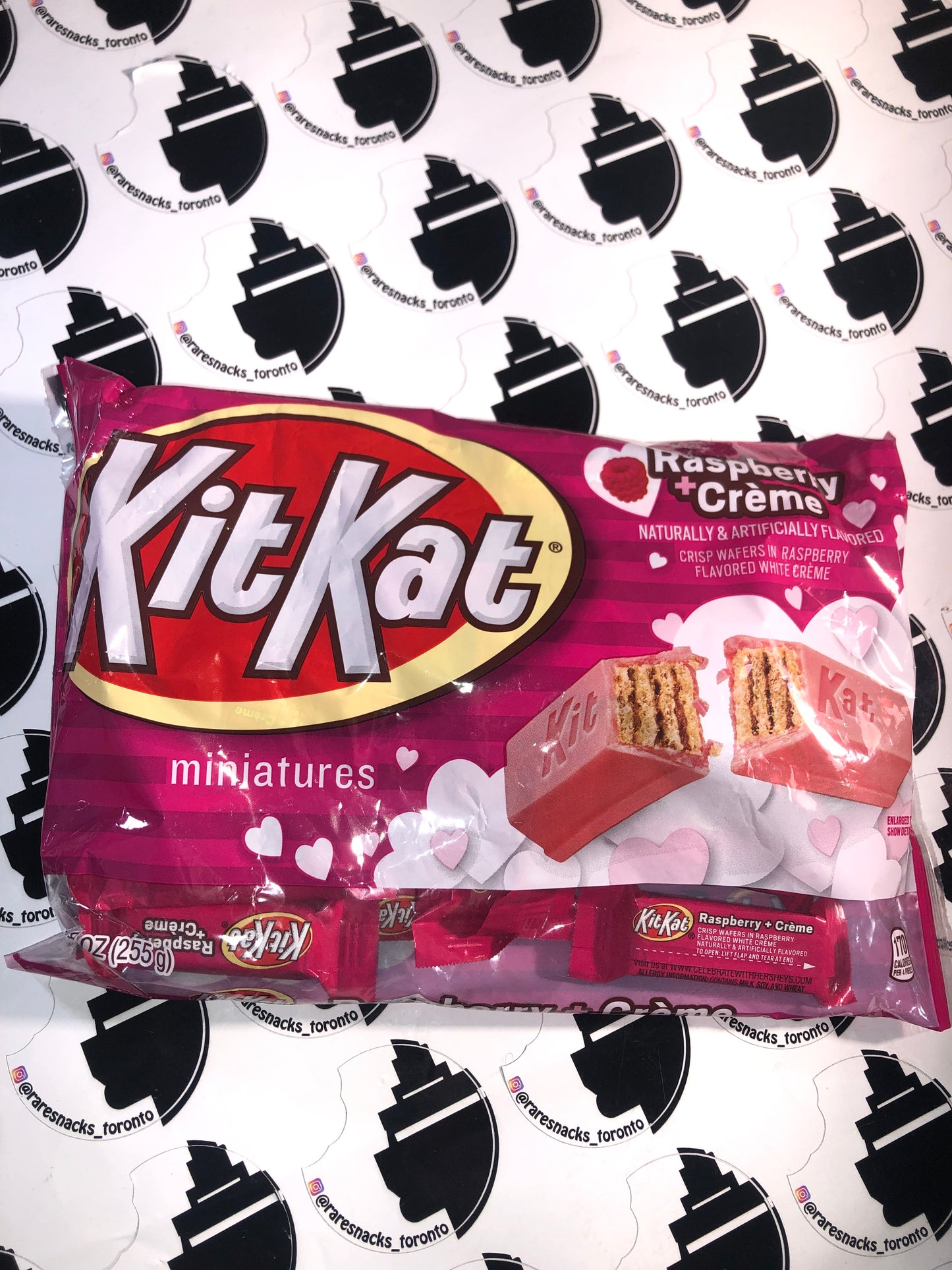Kit-Kat Raspberry Crème Minis 9oz