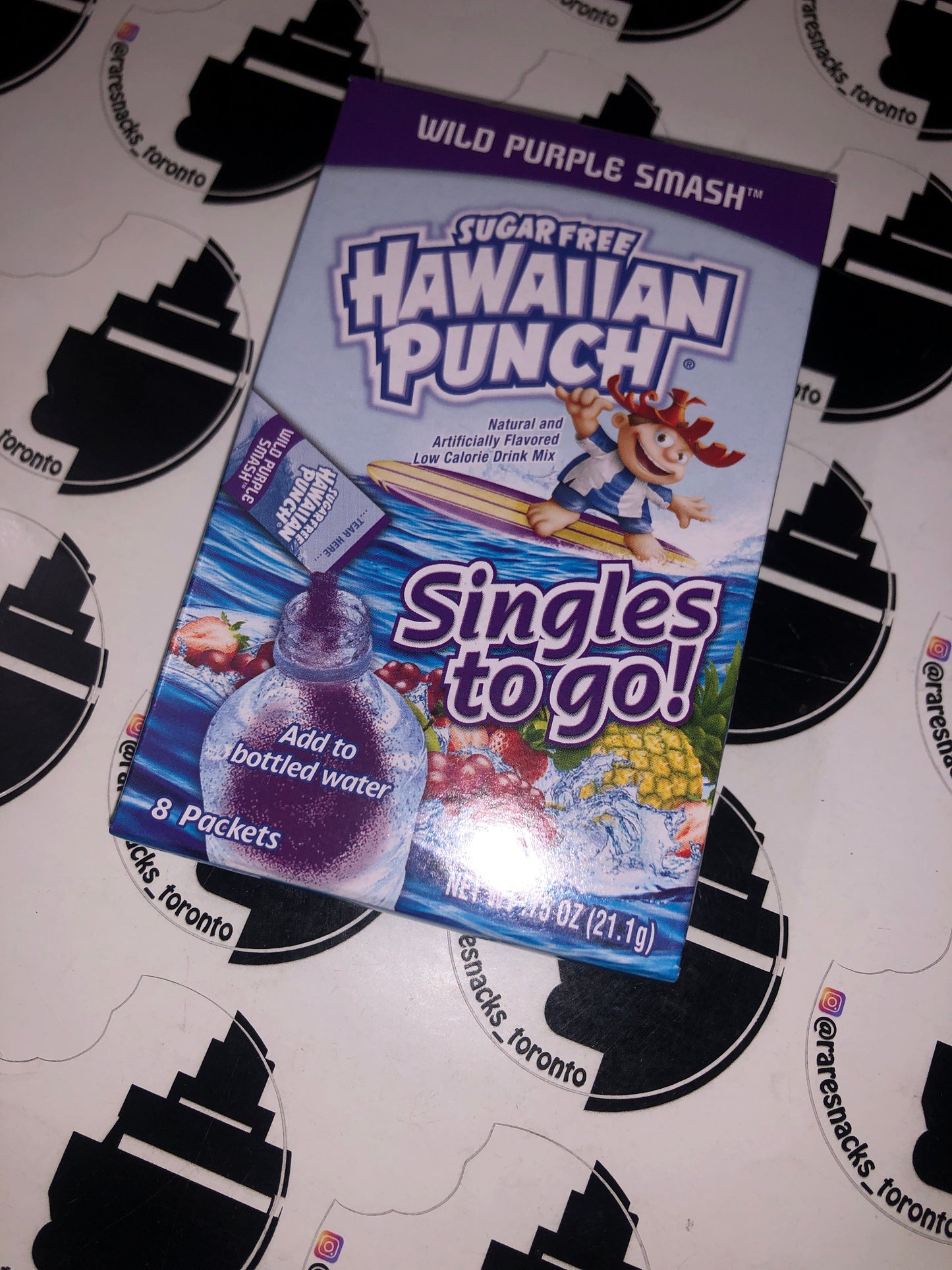 Hawaiian Punch Wild Purple Smash sugar free singles to go