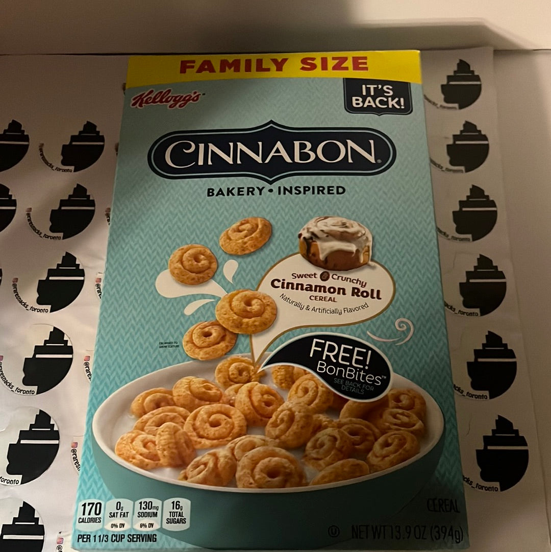Cinnabon Cereal Family Size