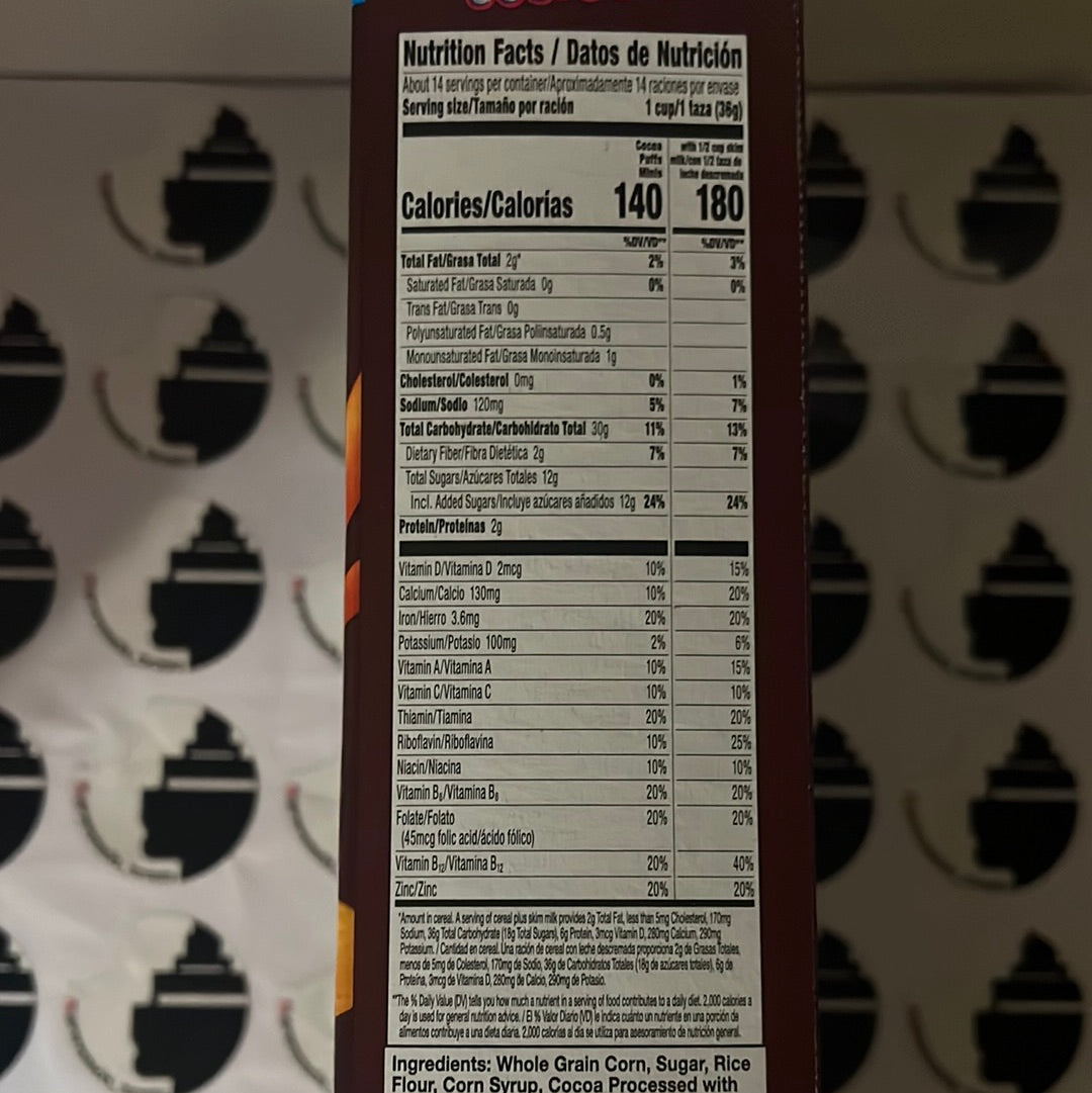 Cocoa Puffs Minis Cereal Family Size