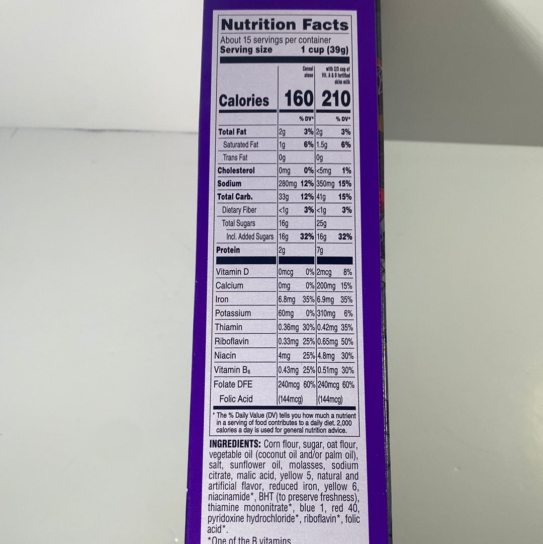 Halloween Captain Crunch Family Size