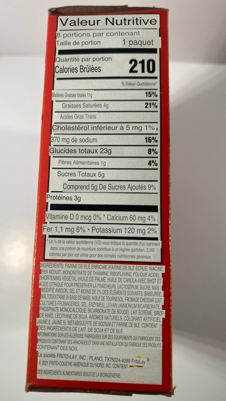 Munchies Cheetos Cheese and Crackers 8pk 312g