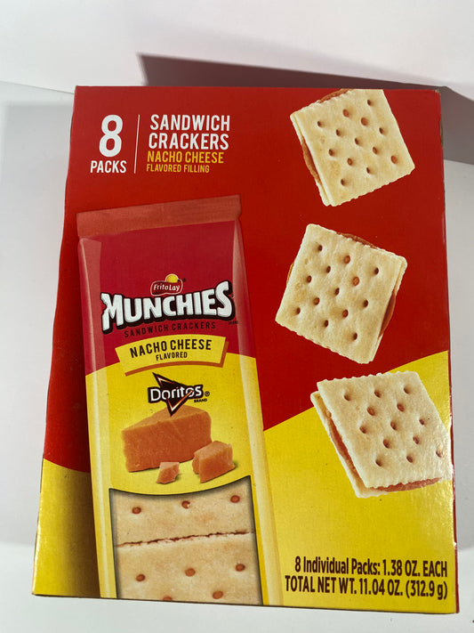 Munchies Doritos Nacho Cheese and Crackers 8pk