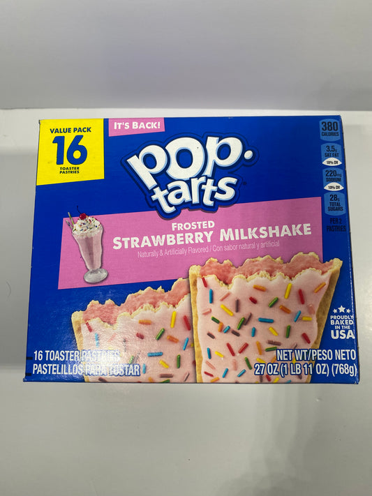 Poptarts Strawberry Milkshake 16pk