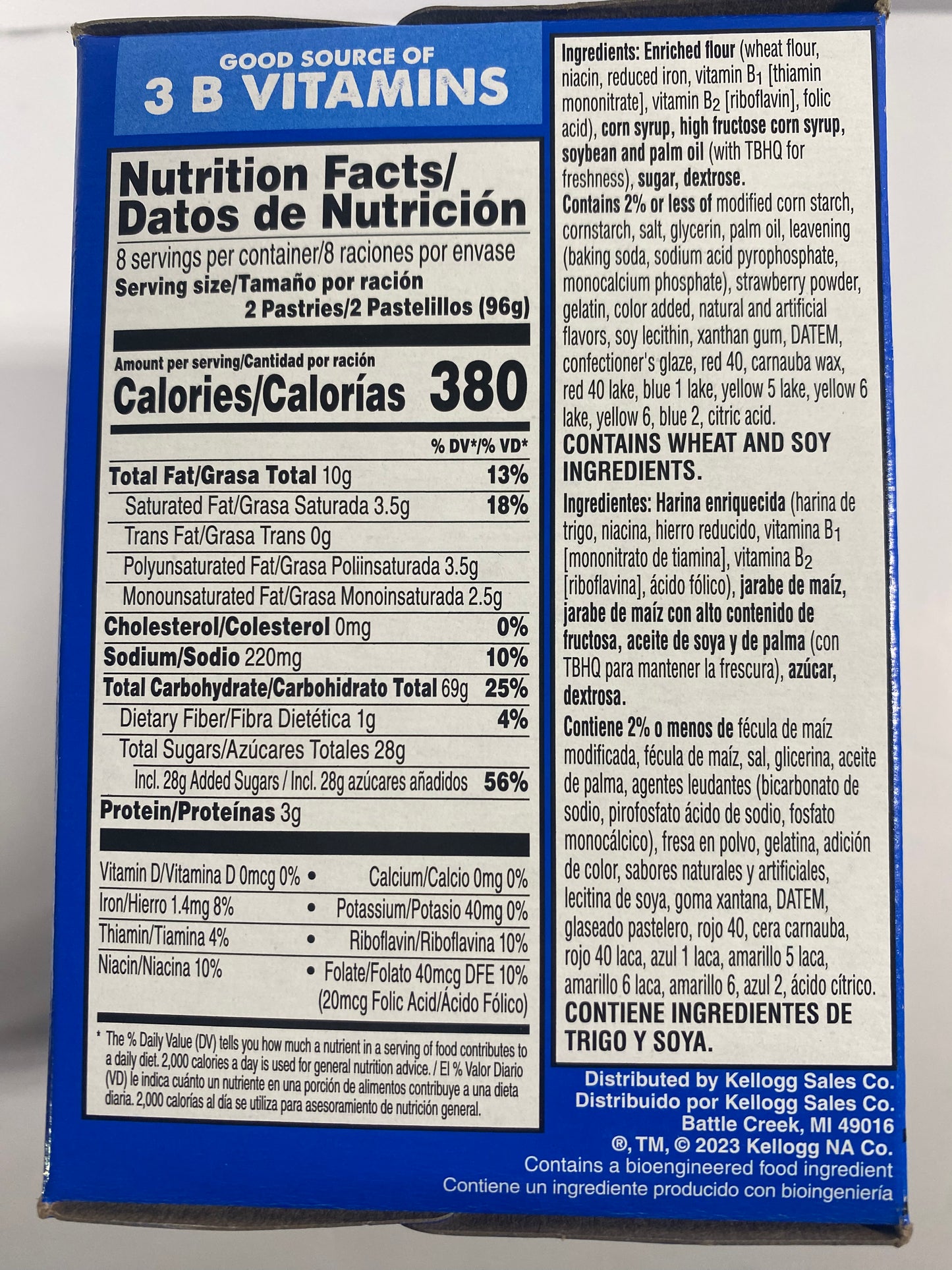 Poptarts Strawberry Milkshake 16pk