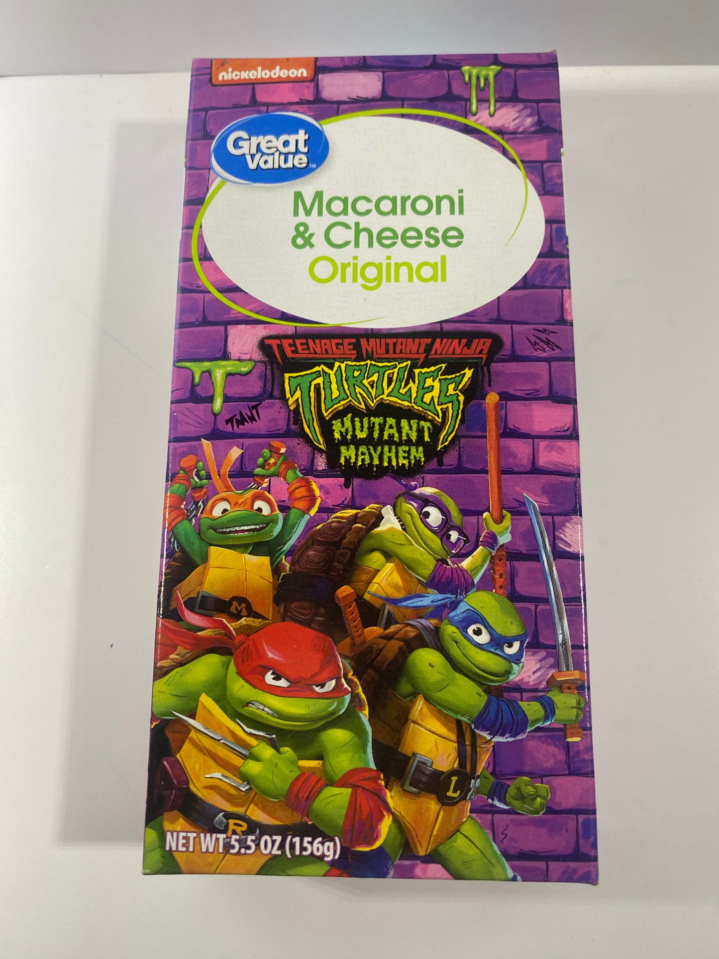 TMNT Great Value Mac and Cheese Dinner