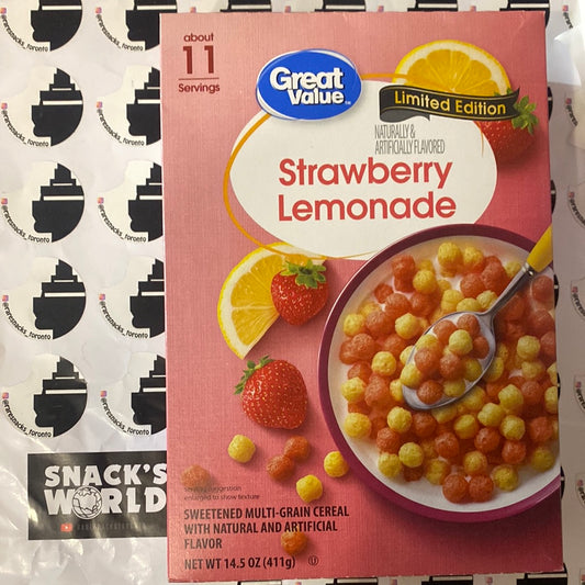 Strawberry Lemonade Cereal 411g