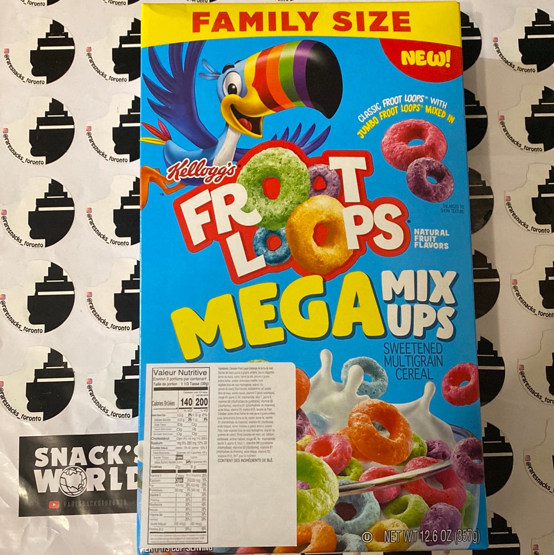 Froot Loops Mega Mixups family size 357g – RareSnacksToronto