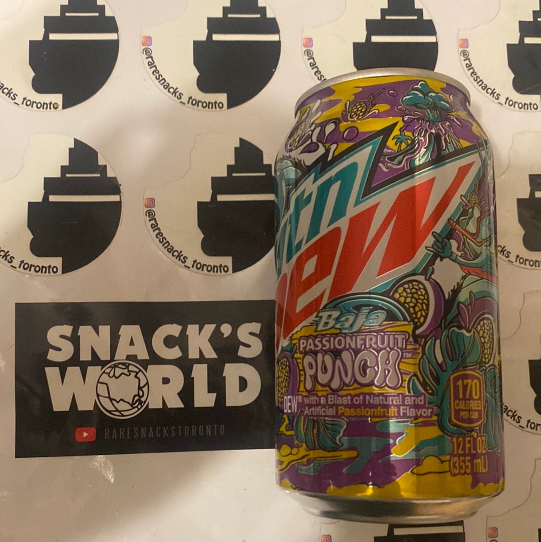 Mountain Dew Baja Passionfruit Punch 355ml