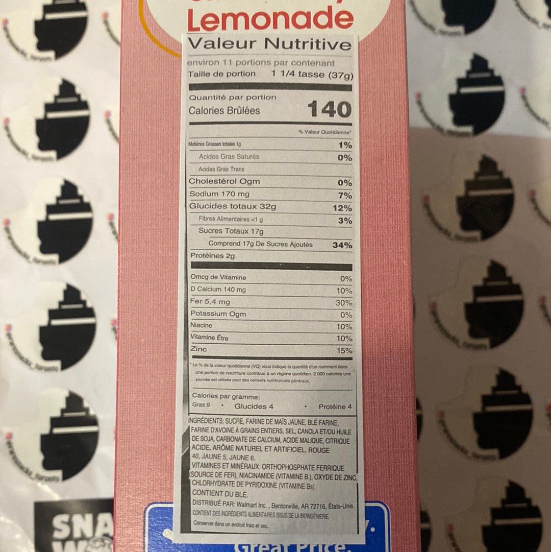 Strawberry Lemonade Cereal 411g