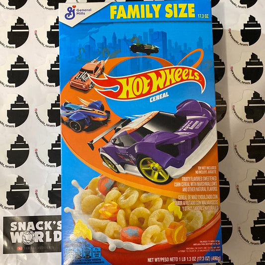Hot Wheels Cereal Family Size 490g
