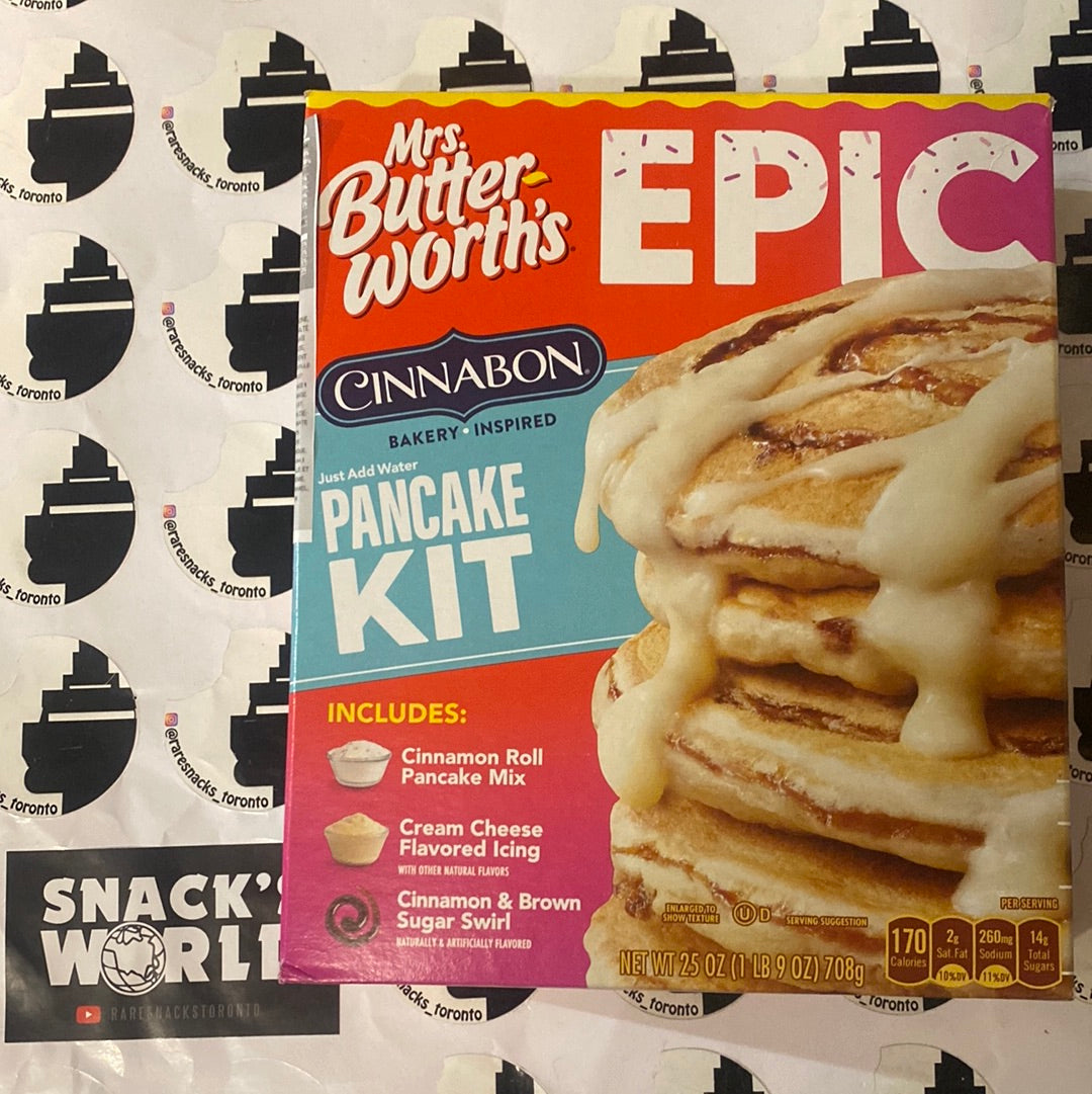 Mrs Butterworths Epic Cinnabon Pancake Kit 708g