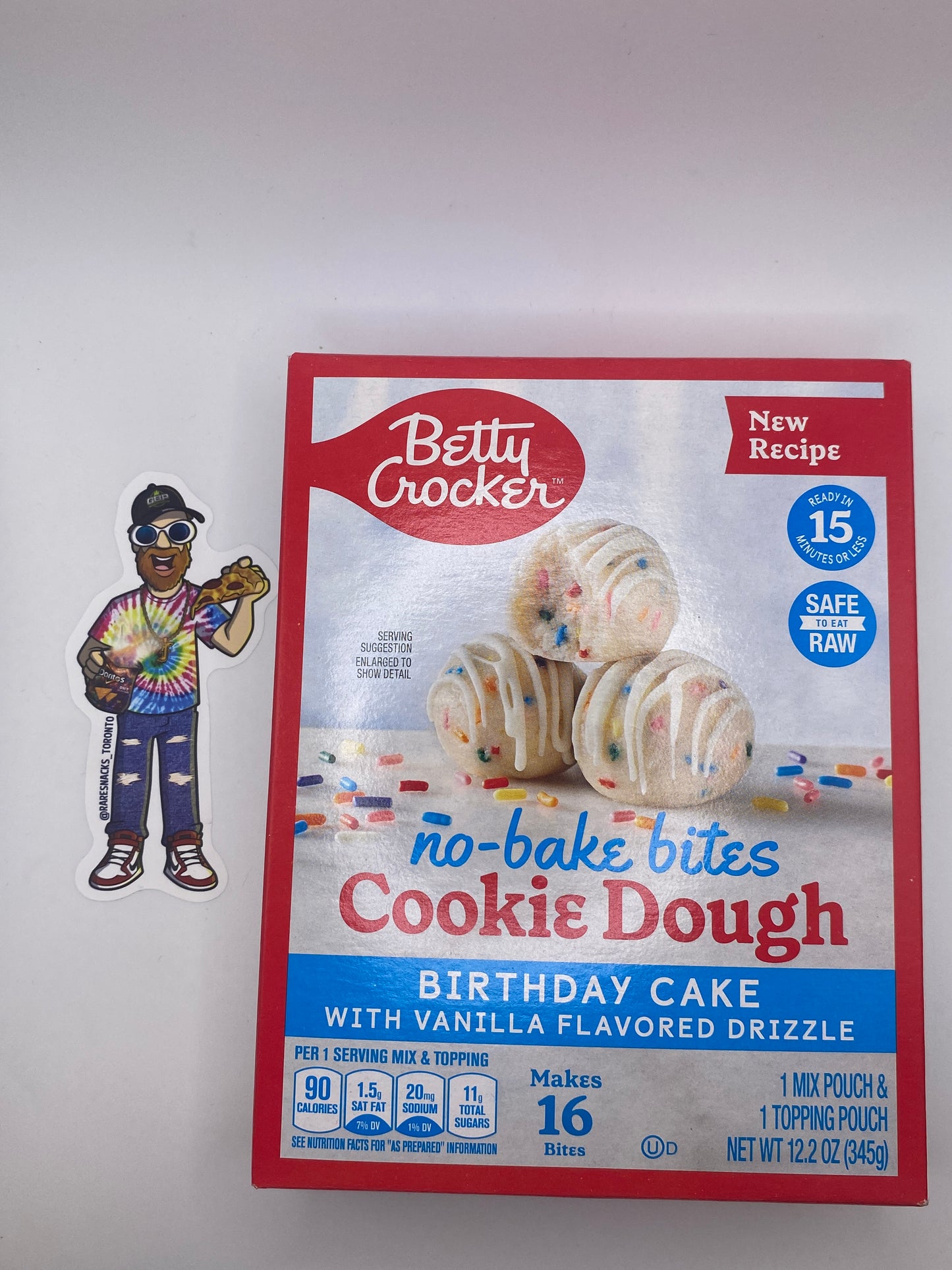 Betty Crocker No Bake Cookie Dough Bites Birthday Cake