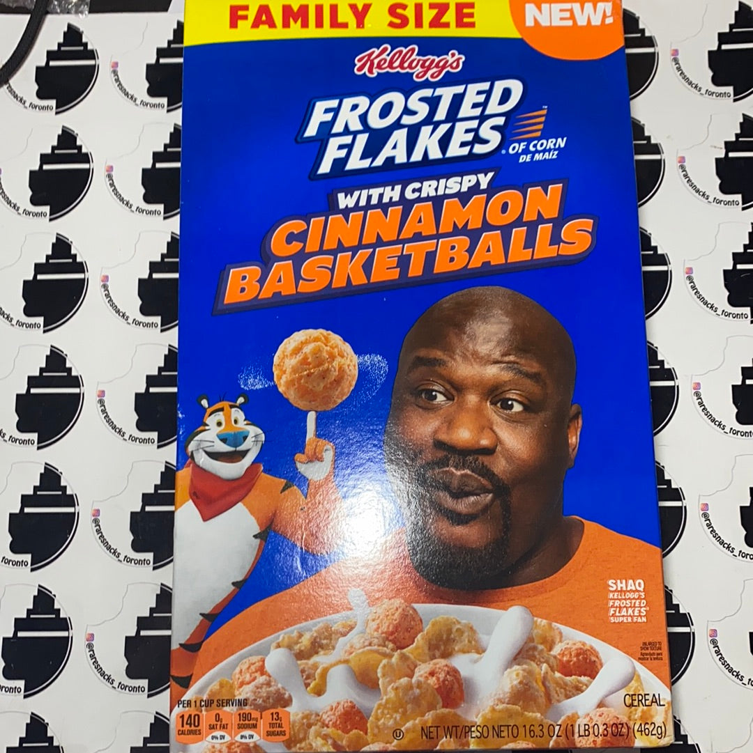 Frosted Flakes with Cinnamon Basketballs 10.2oz