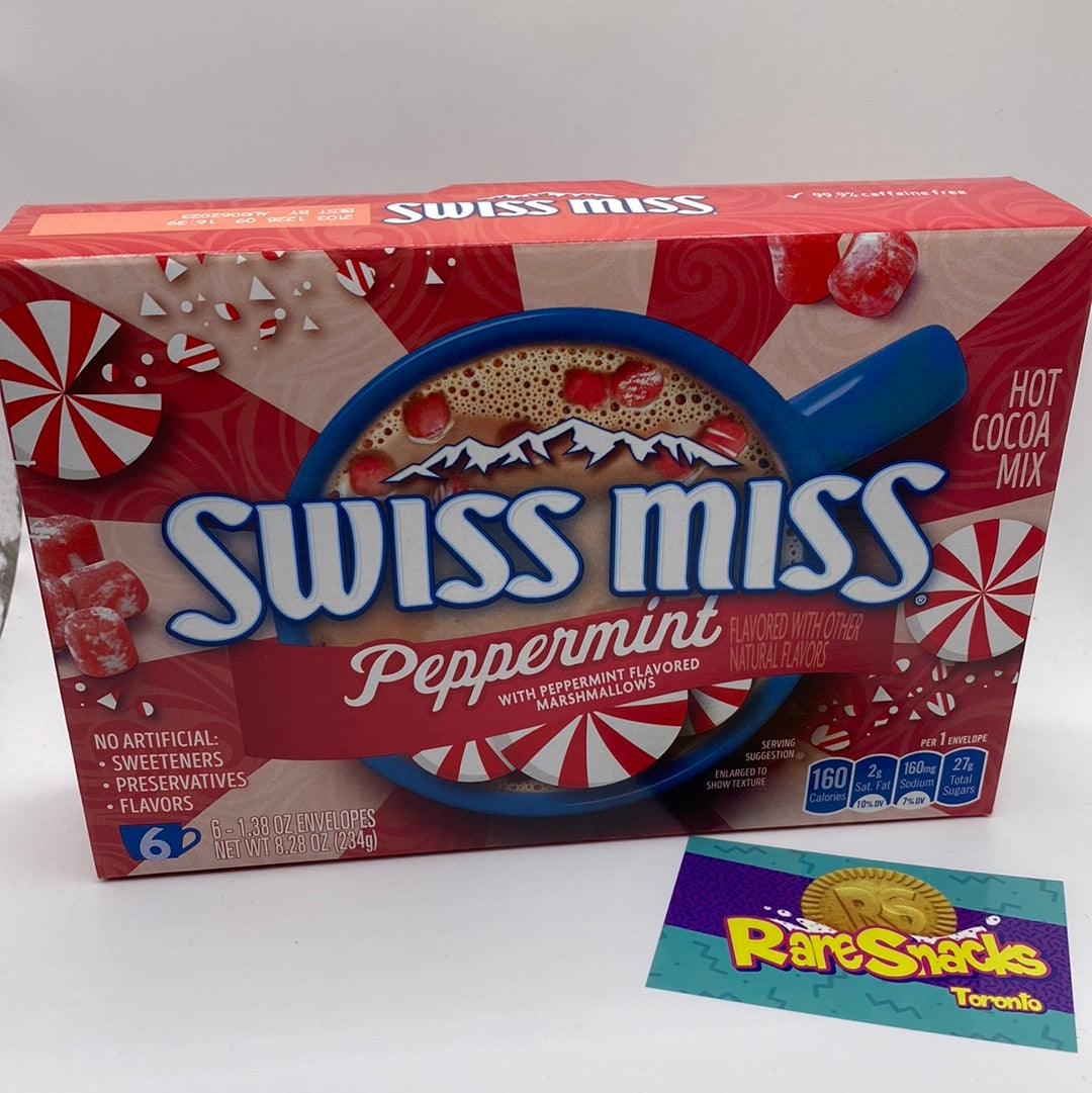 Swiss Miss Peppermint hot cocoa mix 6pk