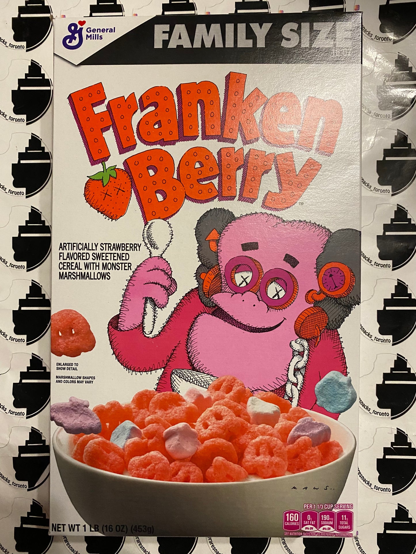 Kaws Frankenberry Cereal Limited Edition