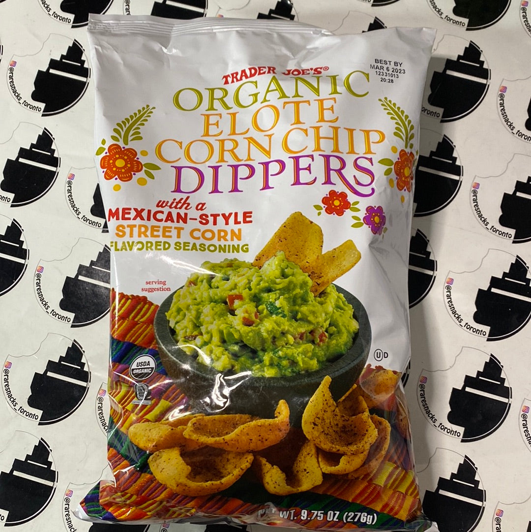 Trader Joes Elote Corn Chip Dippers 176g