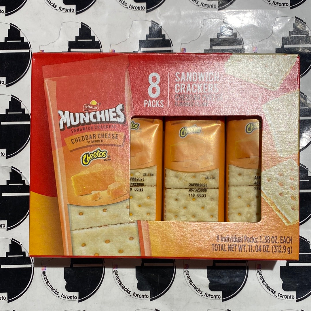 Munchies Cheetos Cheese and Crackers 8pk 312g