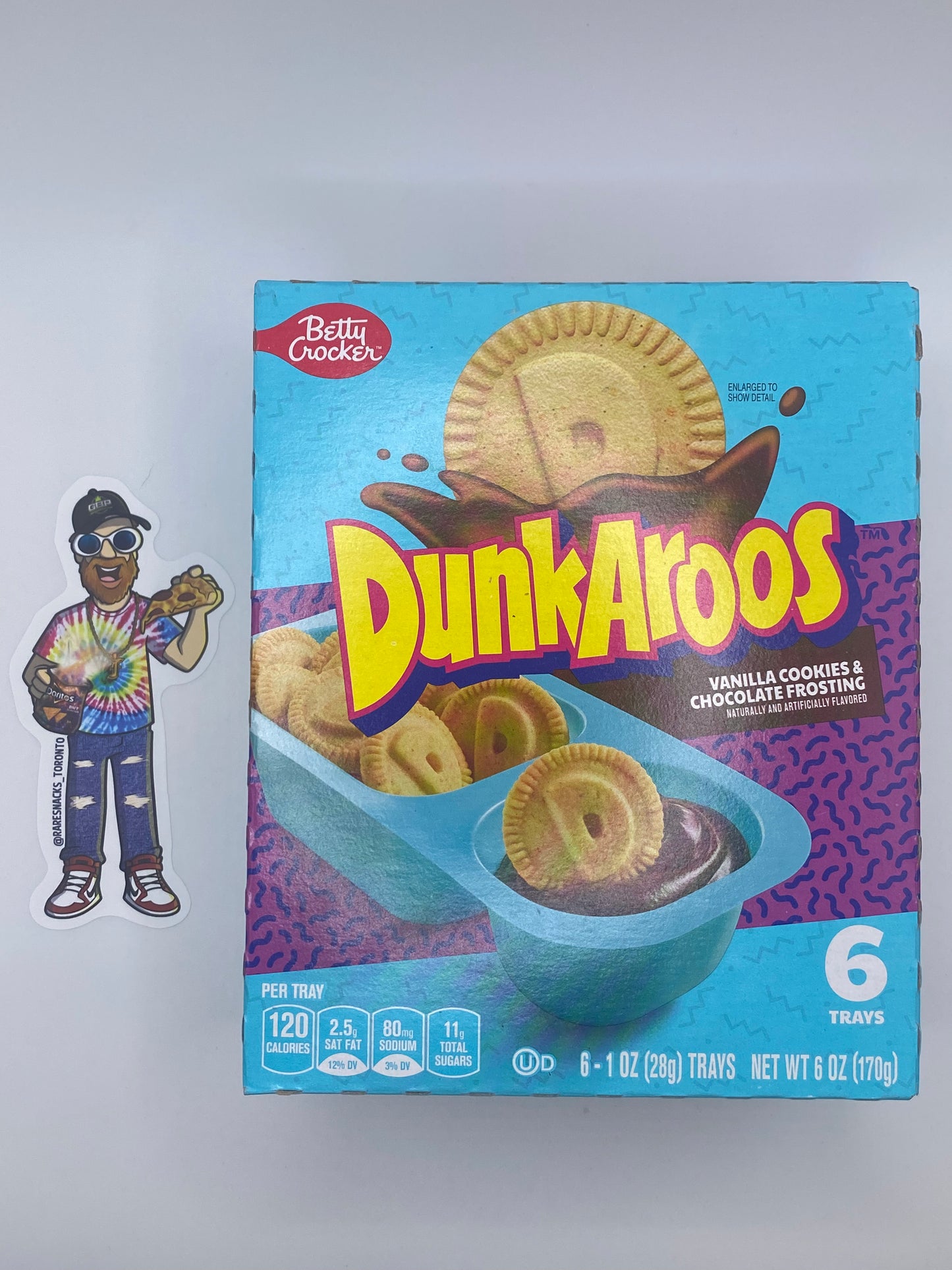 Dunkaroos Vanilla Cookies Chocolate Frosting 6pk (28g)