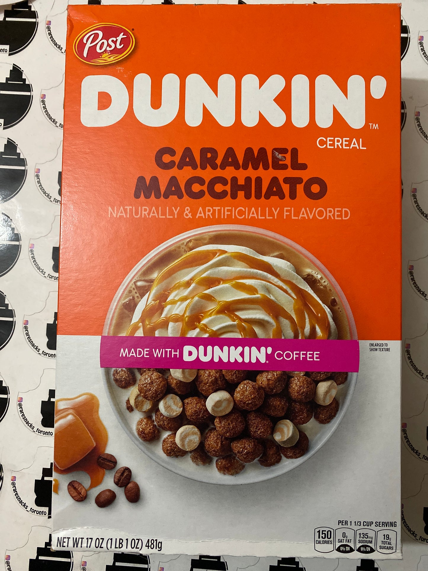 Dunkin Donuts Caramel Macchiato 481g
