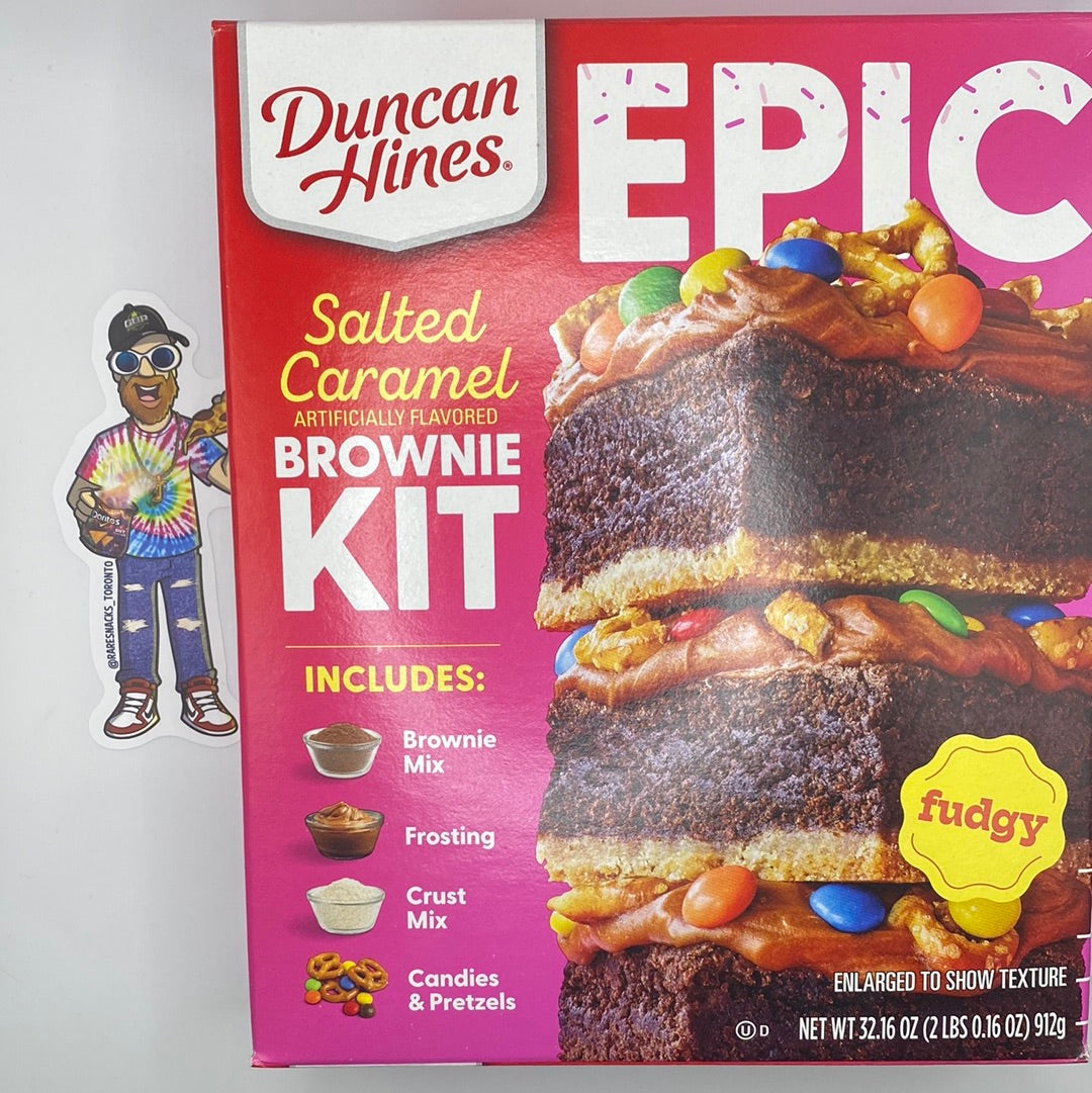 Duncan Hines Epic Salted Caramel Brownie Kit 912g
